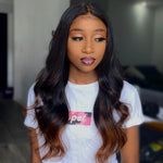 Ombre-Tip Lace Frontal Wig