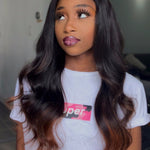 Ombre-Tip Lace Frontal Wig